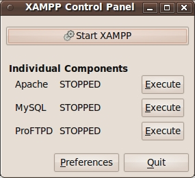 xampp postgresql ubuntu